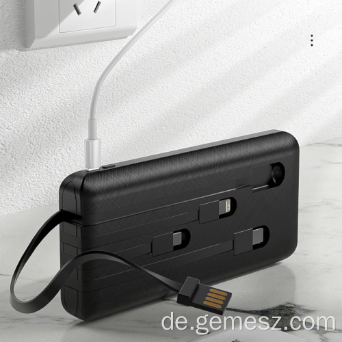 Ladegerät 10000mAh Powerbank mit 2 USB-Anschlüssen